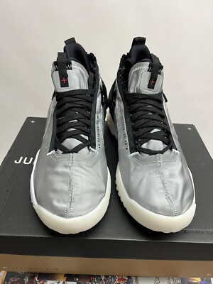 Nike Air Jordan Protro-React Gray Silver Black BV1654 002 Sz 11. 5 Nike Air Jordan Protro-React Gray Silver Black BV1654 002 Sz  main image 4