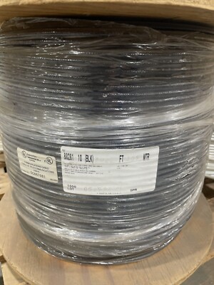 Belden 88281 0101000 Video Coax, RG59, #20 Solid BC Double 98% TC/BC Braid 1000'