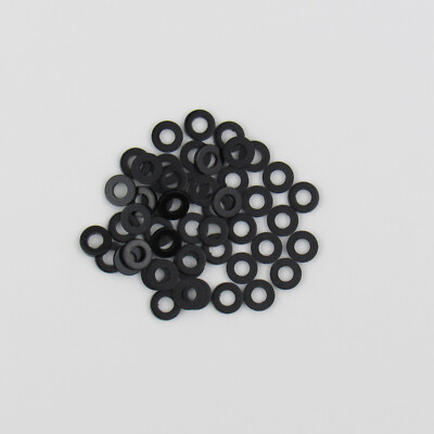 50 PCS NEW Drum Tension Rod Nylon Washers BLACK 