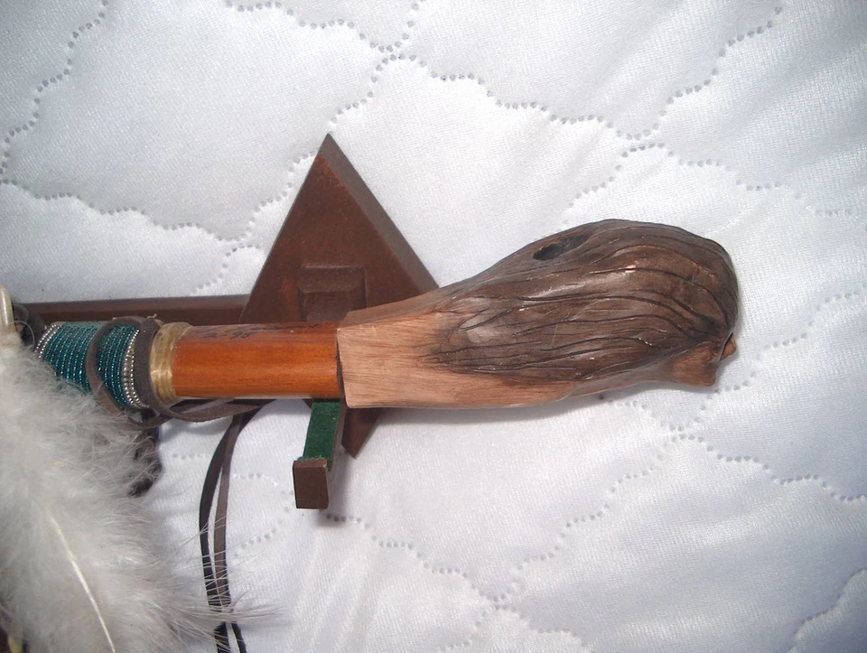 PIPA DE PAZ TIM LEDESMA ORIGINAL - CORAZÓN Y ALMA - FIRMADA Y FECHADA 2/98 Foto 4 de 4