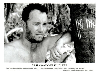 4 Pressefotos, CAST AWAY - Verschollen, von Robert Zemeckis, mit Tom Hanks, 2000
