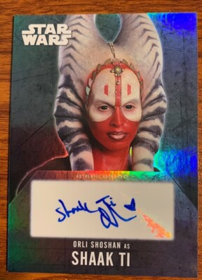 Star Wars Evolution Autograph Orli Shoshan as Shaak It