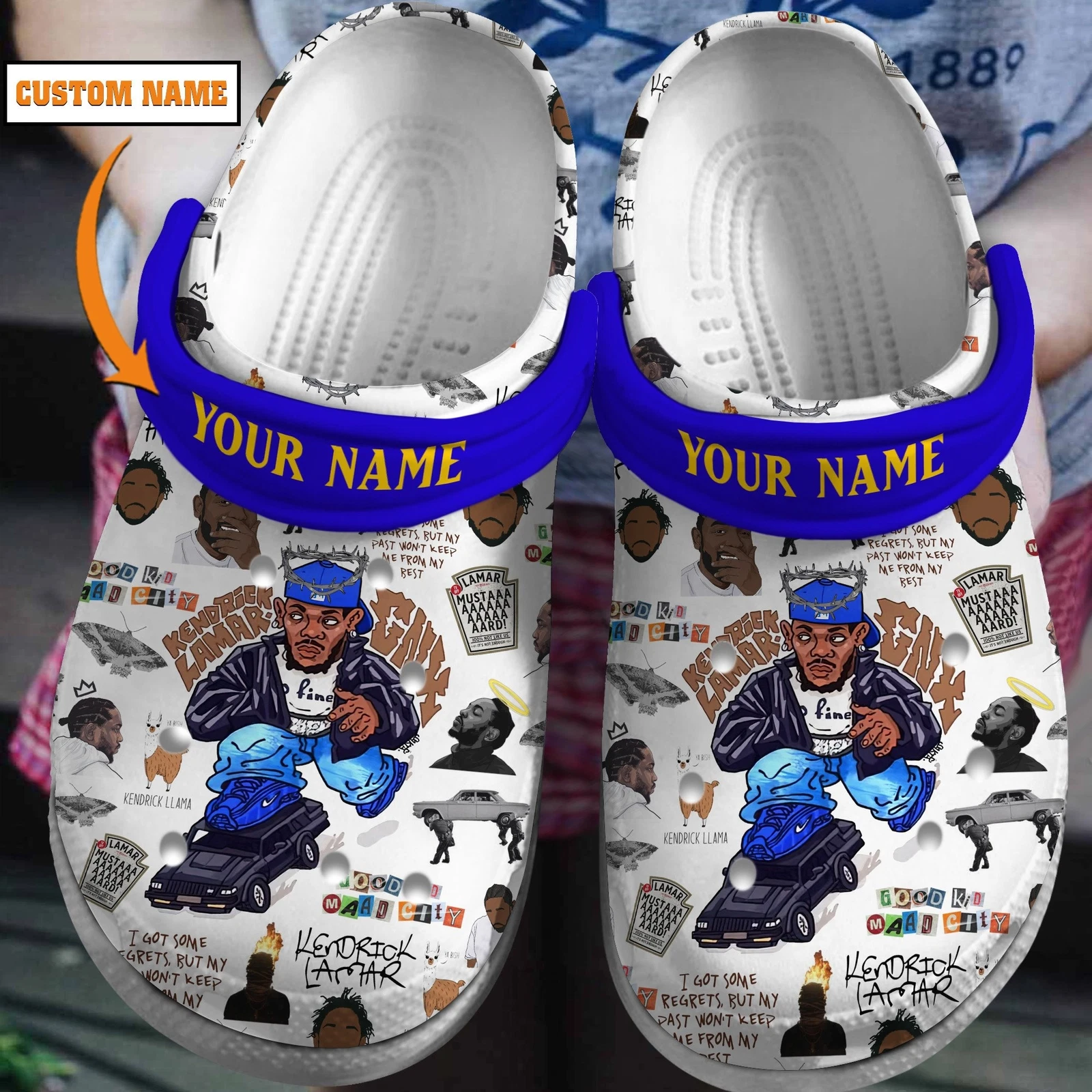 Cool & Stylish Sandals Kendrick Lamar Custom Clogs  Adults