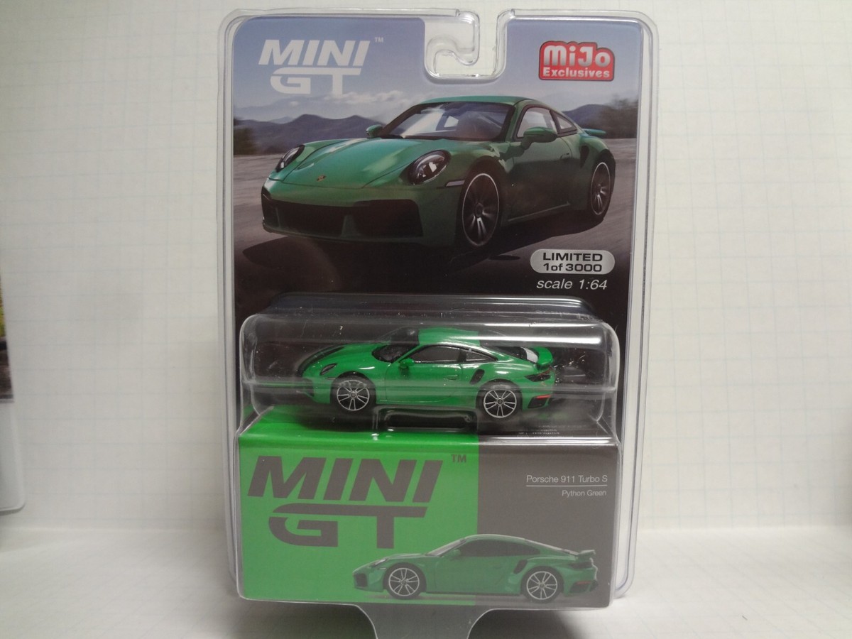 ミニカー MINI GT Porsche 911 Turbo S Python Green Mini GT Porsche 911 Turbo S Python Green 1:64 | eBay