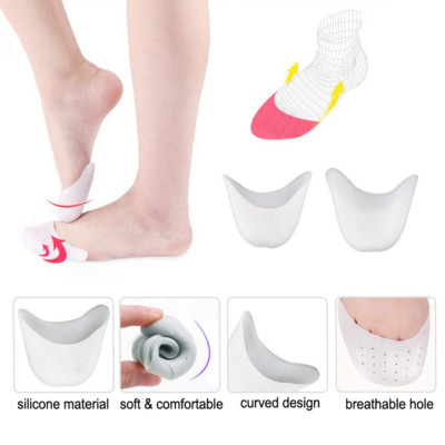 1 Pair Dance Shoe Pads Ballet Pointe Toe Cover Protector Adult Soft Rubber