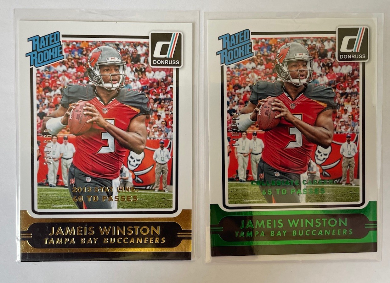 2015 Panini Donruss - Jameis Winston Rated Rookies #201 Parallels