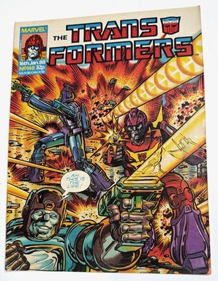 Marvel UK 1988 TRANSFORMERS #148 Fine G1 Comics Deaths Head Legacy of Unicron