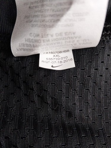 x New! 2XL Nike Stock Vapor Football Jersey Youth Boys Practice 535710 $45 Black - Picture 11 of 11