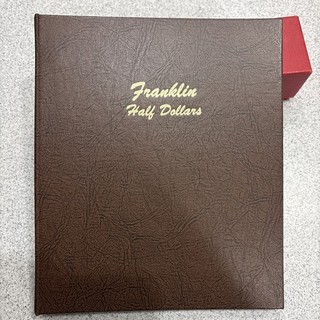DANSCO COIN ALBUM #7165 FRANKLIN HALF DOLLARS 1948 1963