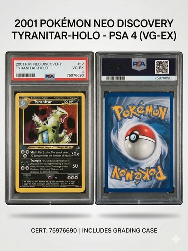 Tyranitar (Unlimited) graded PSA 4 for sale on eBay