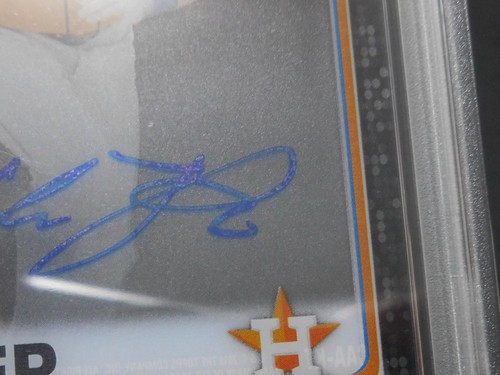 2019 Topps Clearly Kyle Tucker # Caa-Kt RC Auto Schwarz / 75 Houston Astros PSA - Bild 16 von 21