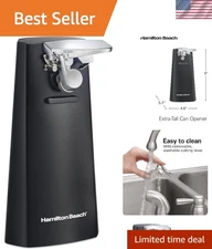 Hamilton Beach Extra-Tall Electric Automatic Can Opener with Easy-Clean Detachab