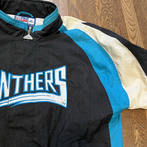 Vintage Carolina Panthers Apex Jacket Medium - Inaugural Season 1995 NFL RARE - Picture 9 of 18