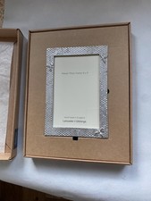 English Pewter Honeycomb Design Photo Frame 6" x 4" Made in England | HCO03