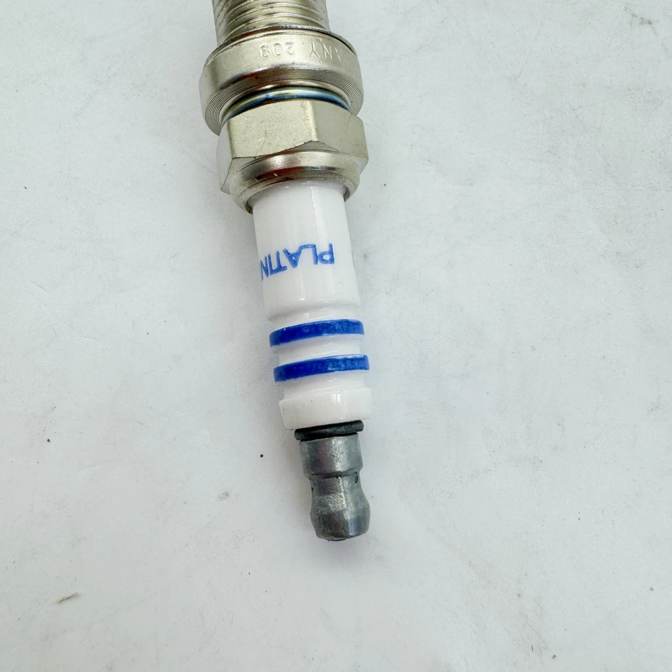 6 piezas bujías FGR7DQP para Bosch BMW X5 E34 530i E39 540i E60 0258017098 Foto 4 de 4