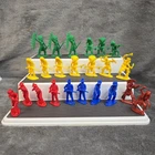 Vintage Plastic Toy Cowboys Indians Figures Lot 23 Marx TimMee Style 60's 70's
