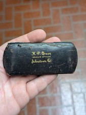 Antique Advertising Glasses Case Johnstown Ohio Optician
