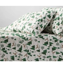 King 400 Thread Count Holiday Performance Sheet Set Winter Scene - Threshold