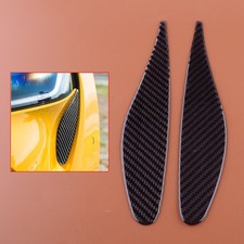 Carbon Fiber Headlight Engine Hood Air Vent Trim Fit for Toyota GR Supra A90