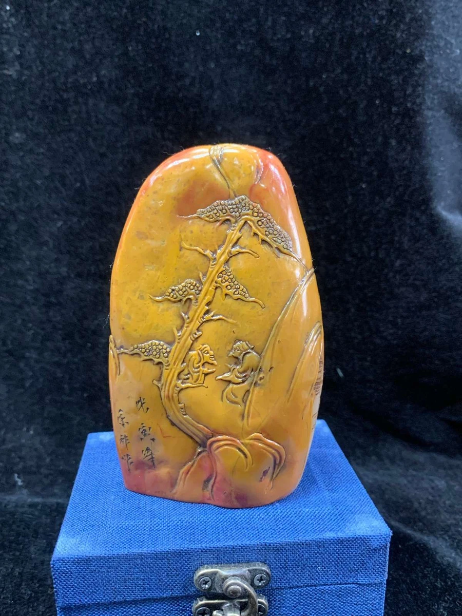 寿山石中国风印章| eBay