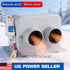 Car Heater 12V 500W Portable Heaters for Vehicle,2-In-1 Heating/Cooling Fan,Plug