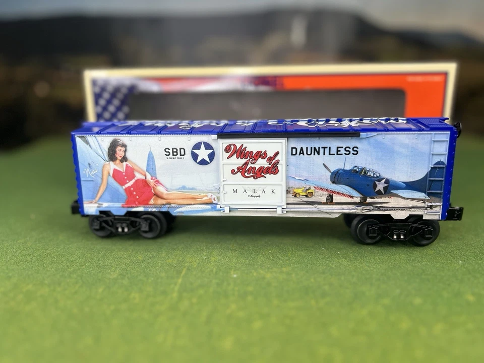 LIONEL 2438280 WINGS OF ANGELS NINA BOX CAR O 027 2024 USA WWII MIB NEW - Image 3 of 4