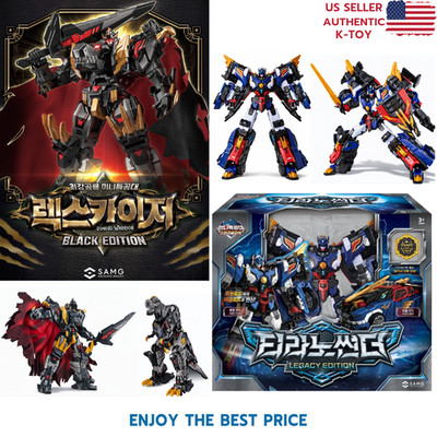 Miniforce TYRANNO THUNDER Legacy Edition+REX KAISER Black Transformer Robot 2026
