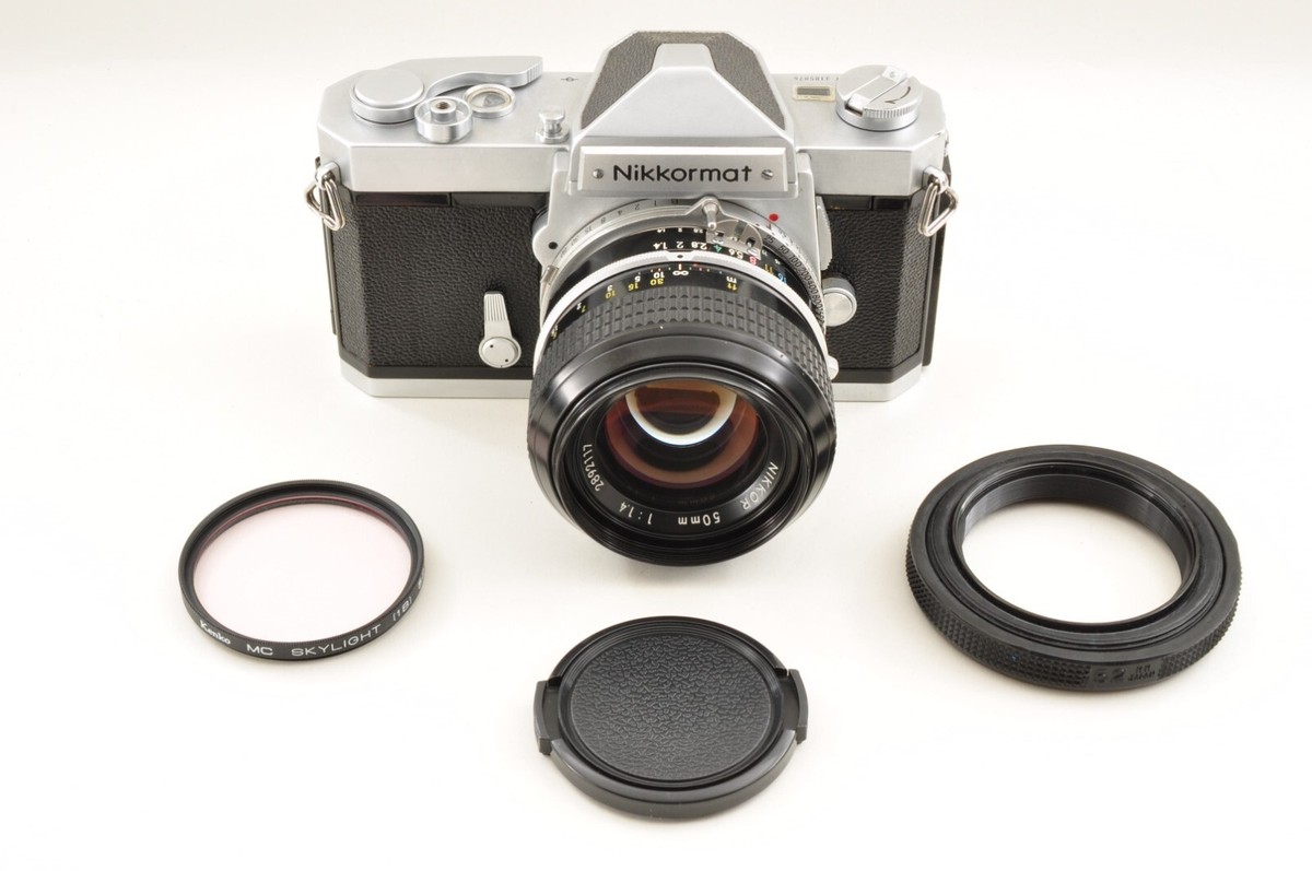 Nikomat FT + Nikkor 50mm F1.4 Nikon Nikkormat FTN Black + NIKKOR