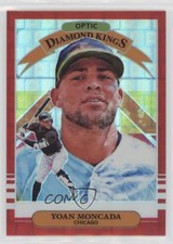 2019 Donruss Optic Diamond Kings Red Pandora Prizm 81/99 Yoan Moncada #9 1mo2