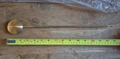 Ersatz Uhrenpendel für Wanduhr Stab Messing Zifferblatt 370x55mm 69g A