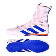 Adidas Box Hog 4 Boxing Shoes Pink Blue Men’s Size 8 IH2733 New