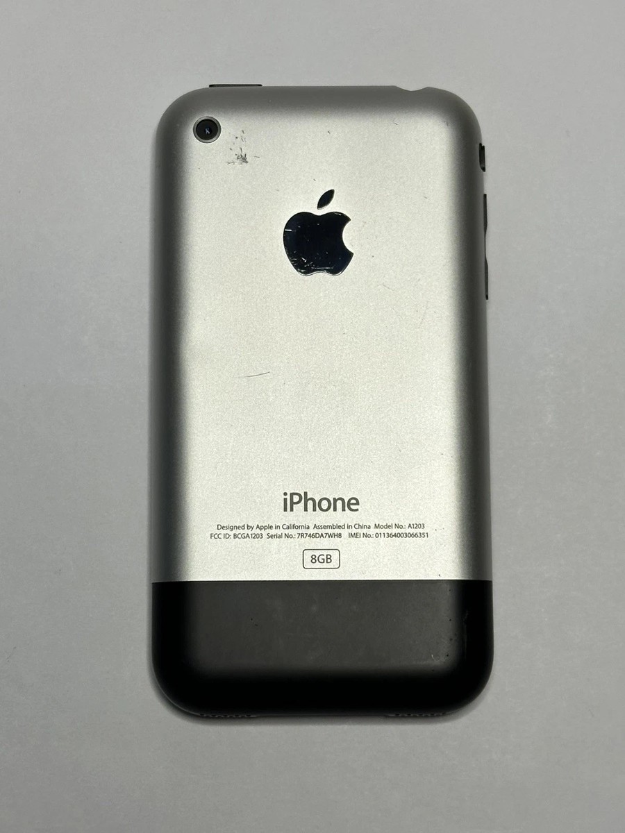 Apple iPhone 1st Generation 8GB Black iOS 1.1.4 A1203 (GSM) Tested