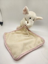FAO Elephant Plush 2010 Toys R Us Cream Pink Security Soother Retired VTG