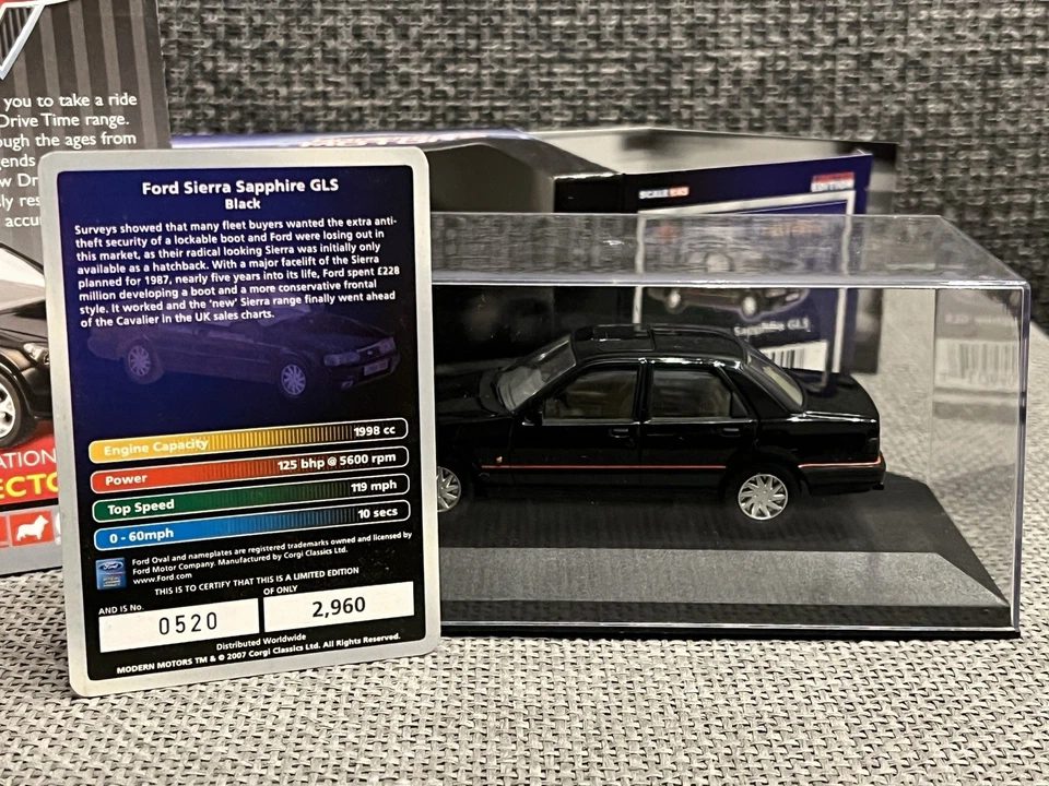RARA Ford Sierra GLS Corgi Classics 'Drive Time Modern Motors' NUOVA 1:43 rd. - Immagine 2 di 4