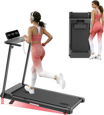 Walking Pad Treadmill with Handle Bar and Incline for Home Small, 0.6-10MPH