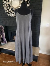 Magnolia Pearl Lana Tank Dress in Gray Ozzy
