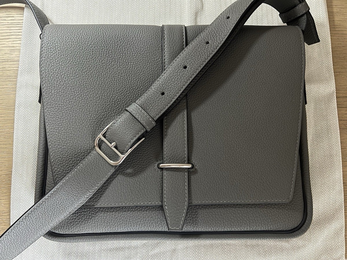 Hermes Steve Light Junior Messenger Bag Crossbody | eBay