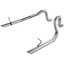 Flowmaster Exhaust Tailpipes Steel Aluminized 2.5 Dia Ford Mustang 5.0l Pair