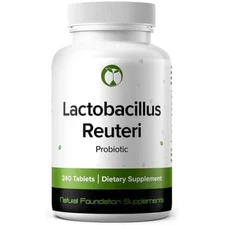 Lactobacillus Reuteri Probiotic Supplement 240 Tablets 3 Billion CFU Probiotics.