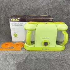 ✅BEABA Babycook PRO 2X DUO Baby Food Maker Processor & Steamer Cooker