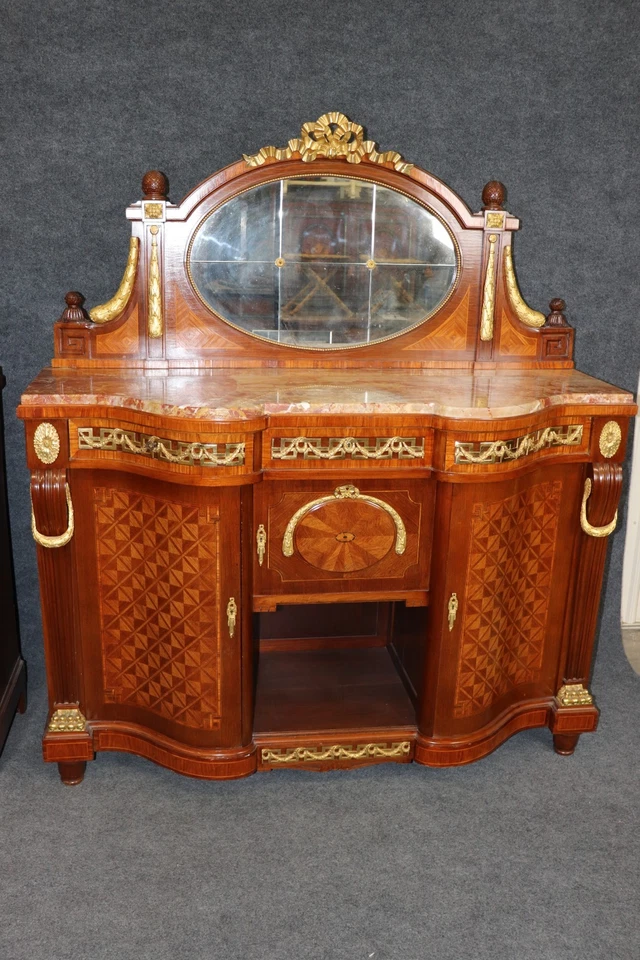 Par Compañero de Bronce Dorado Francés Montado De Cooene Freres Attr. Buffets Foto 4 de 4