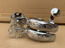 RIDING HORSE SPURS. ESPUELAS CHARRAS. CHARRERIA. CHARRO SADDLE HORSE GEAR