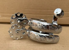 RIDING HORSE SPURS. ESPUELAS CHARRAS. CHARRERIA. CHARRO SADDLE HORSE GEAR