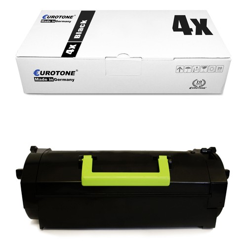 4x ECO Patrone für Lexmark MX-810-dxme MX-710-dhe MX-710-de MX-810-dpe MX-711-de