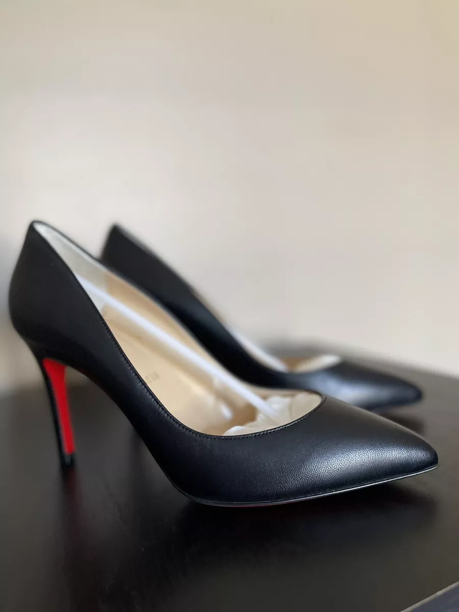 Pigalle 85 Patent Leather Pumps in Black - Christian Louboutin