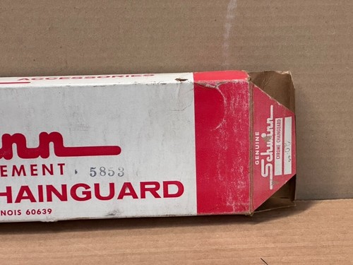 1959 60 Schwinn NOS 24" Deluxe Corvette Chain Guard NOS in Box! Wing Tip - Picture 22 of 24