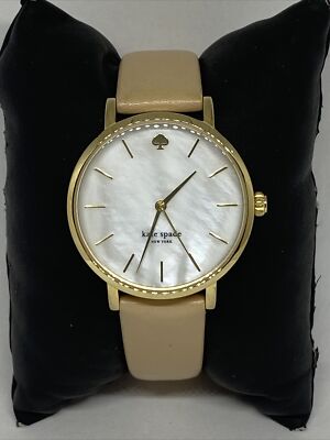 Kate Spade New York Metro 0073 Women Beige Leather Analog Dial Wrist Watch VK118 Kate Spade New York Metro 0073 Women Beige Leather Analog  main image 2