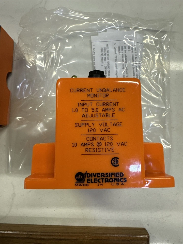 ATC CLB-120-ALE-5 3 Phase Over Current Relay Diversified Electronics LRG QTY - Image 3 of 3