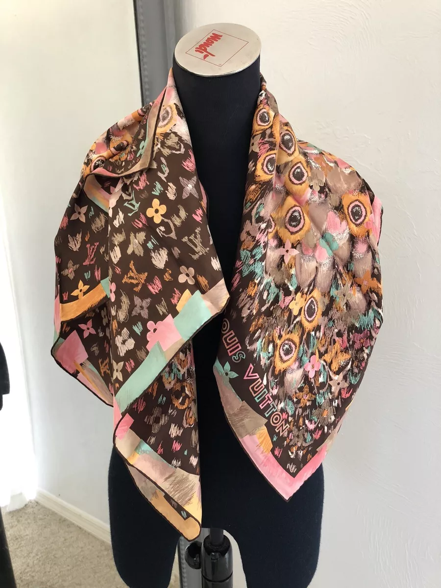 Louis Vuitton Monogram Square Silk Scarf