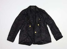 Joanna Hope Womens Black Jacket Blazer Size 14